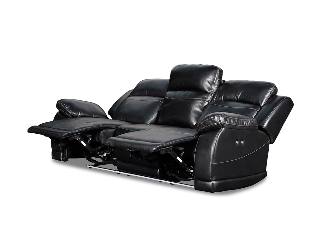 New Classic Living Room VEGA SOFA with Power Footrest PREMIER BLACK